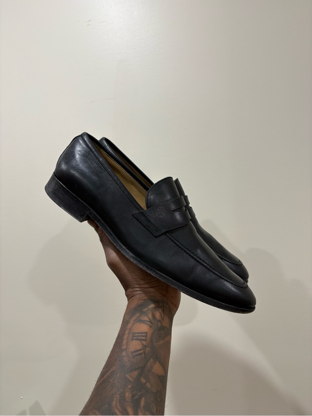 Vintage Leather Penny Loafers